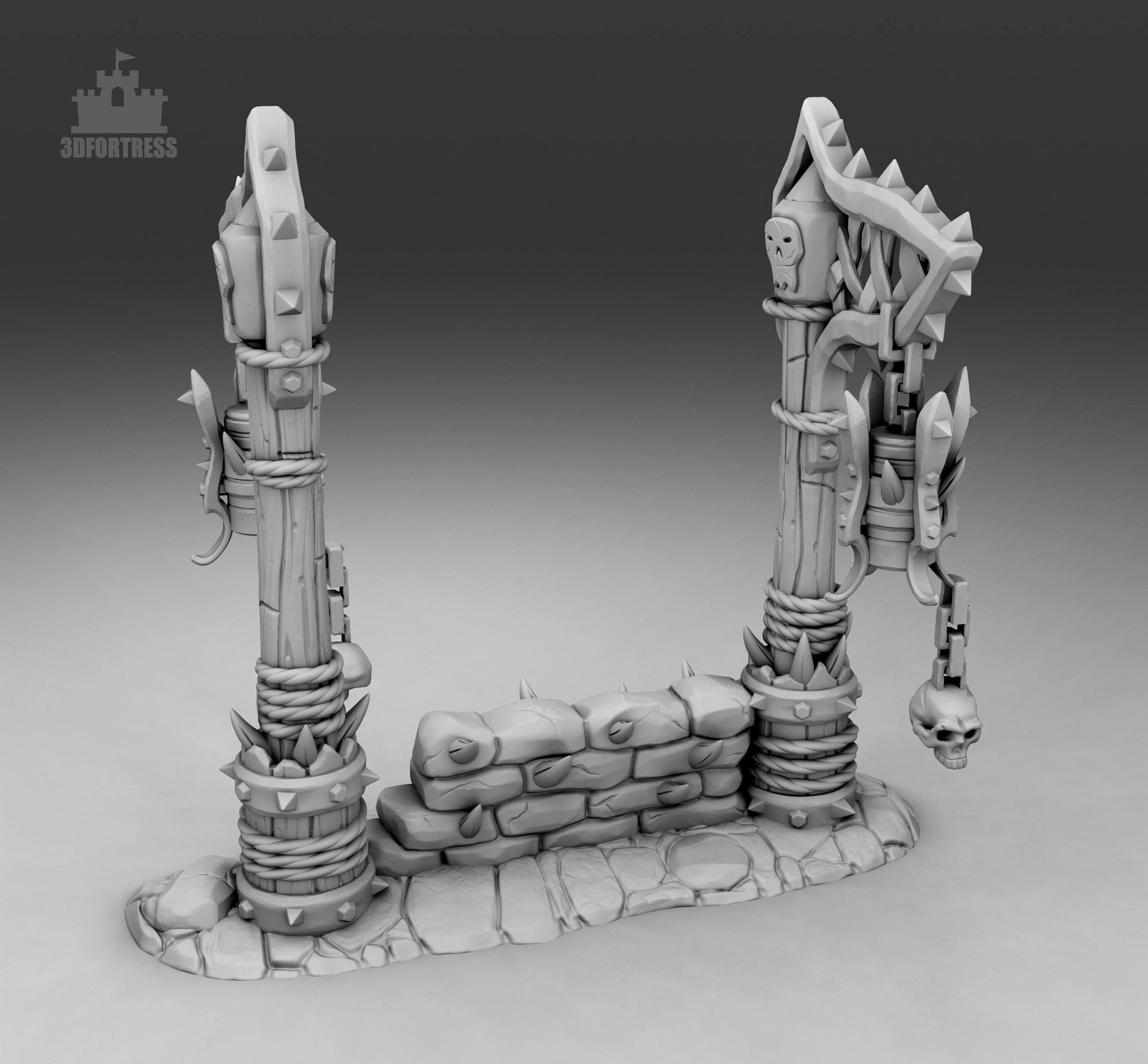 Street lights 3D print model_2