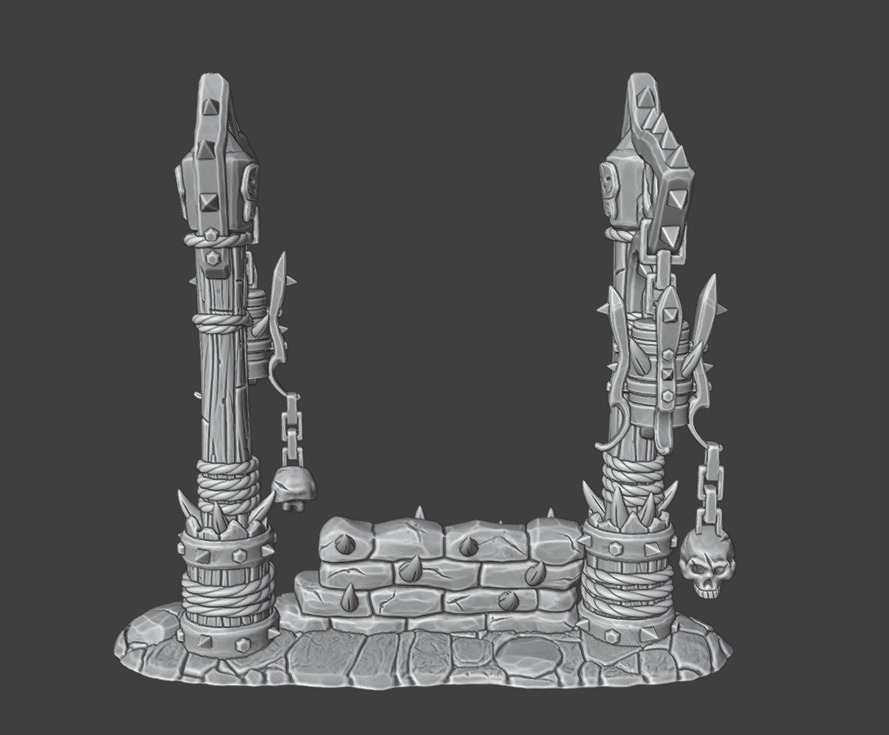 Street lights 3D print model_3