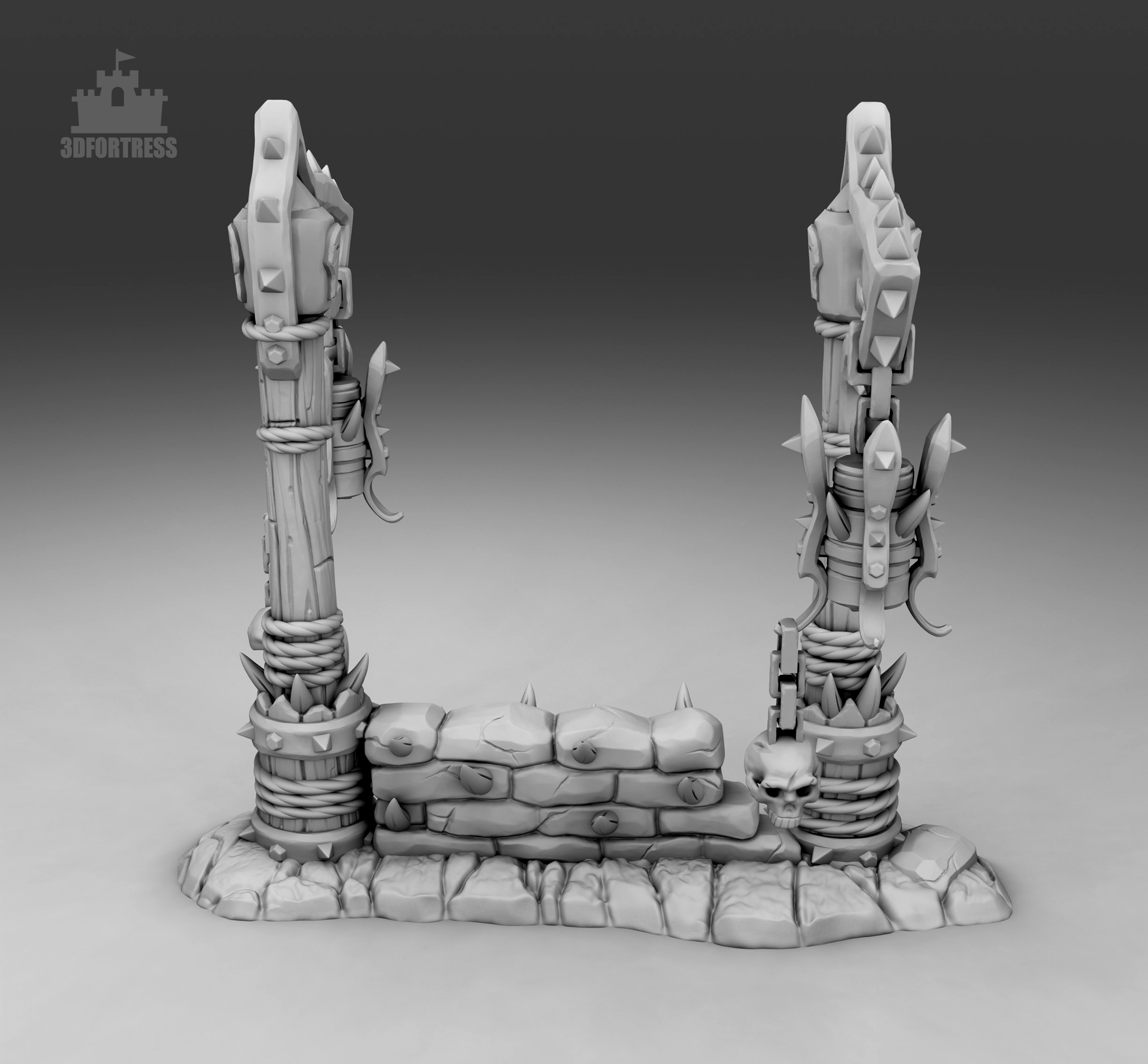 Street lights 3D print model_1