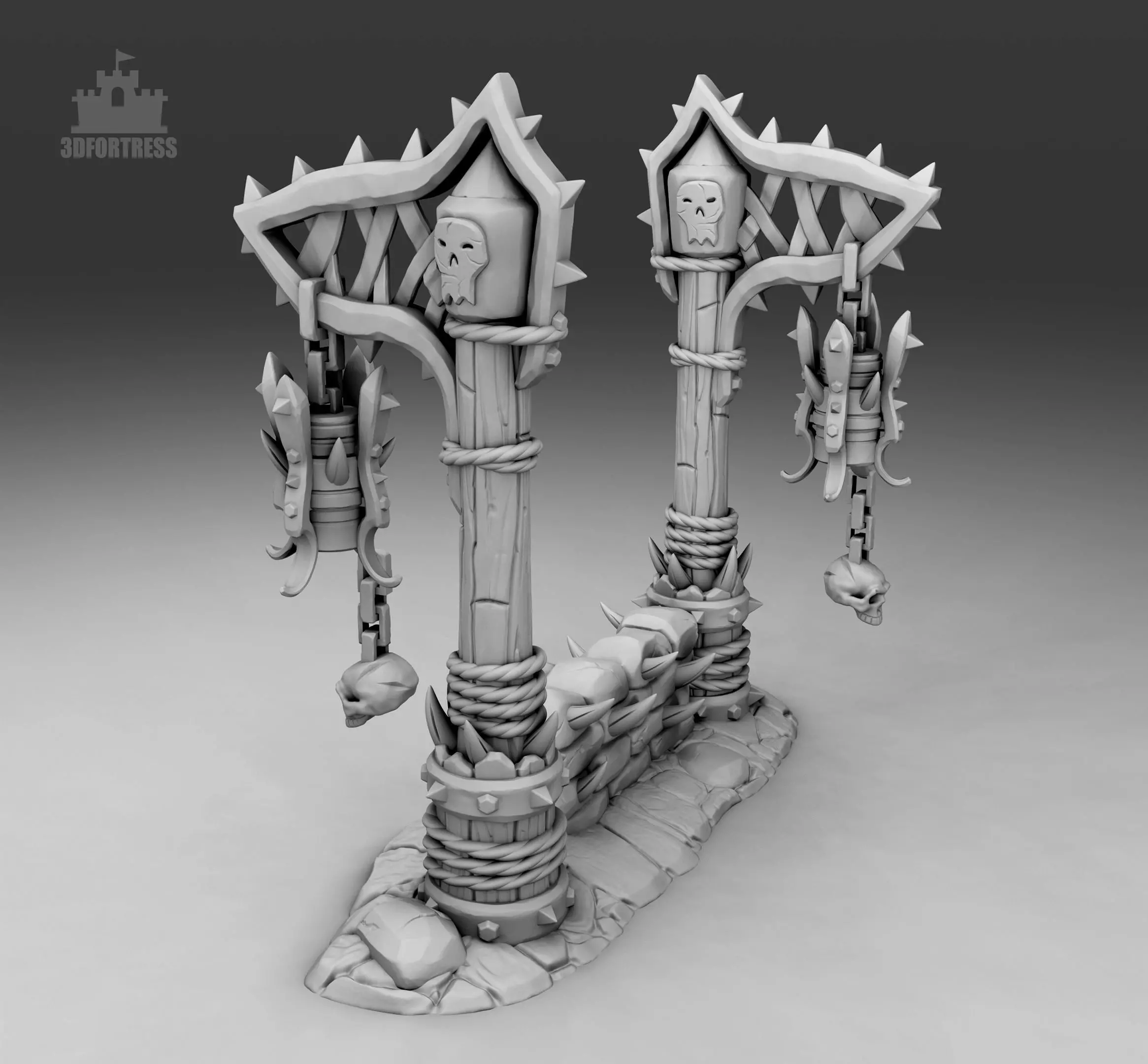 Street lights 3D print model_0