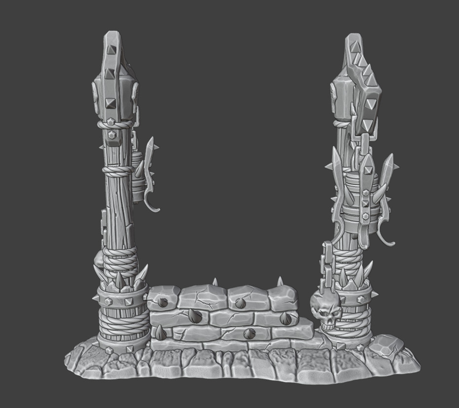 Street lights 3D print model_9