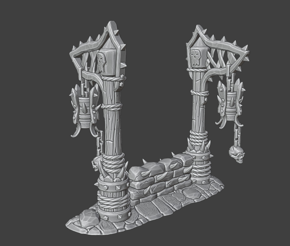 Street lights 3D print model_4