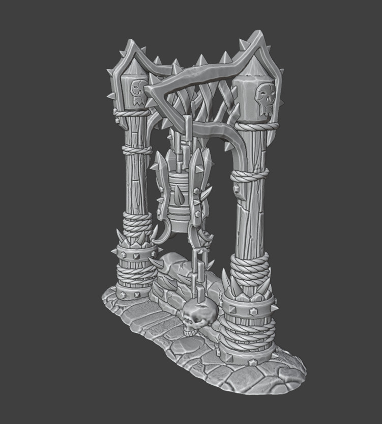 Street lights 3D print model_13