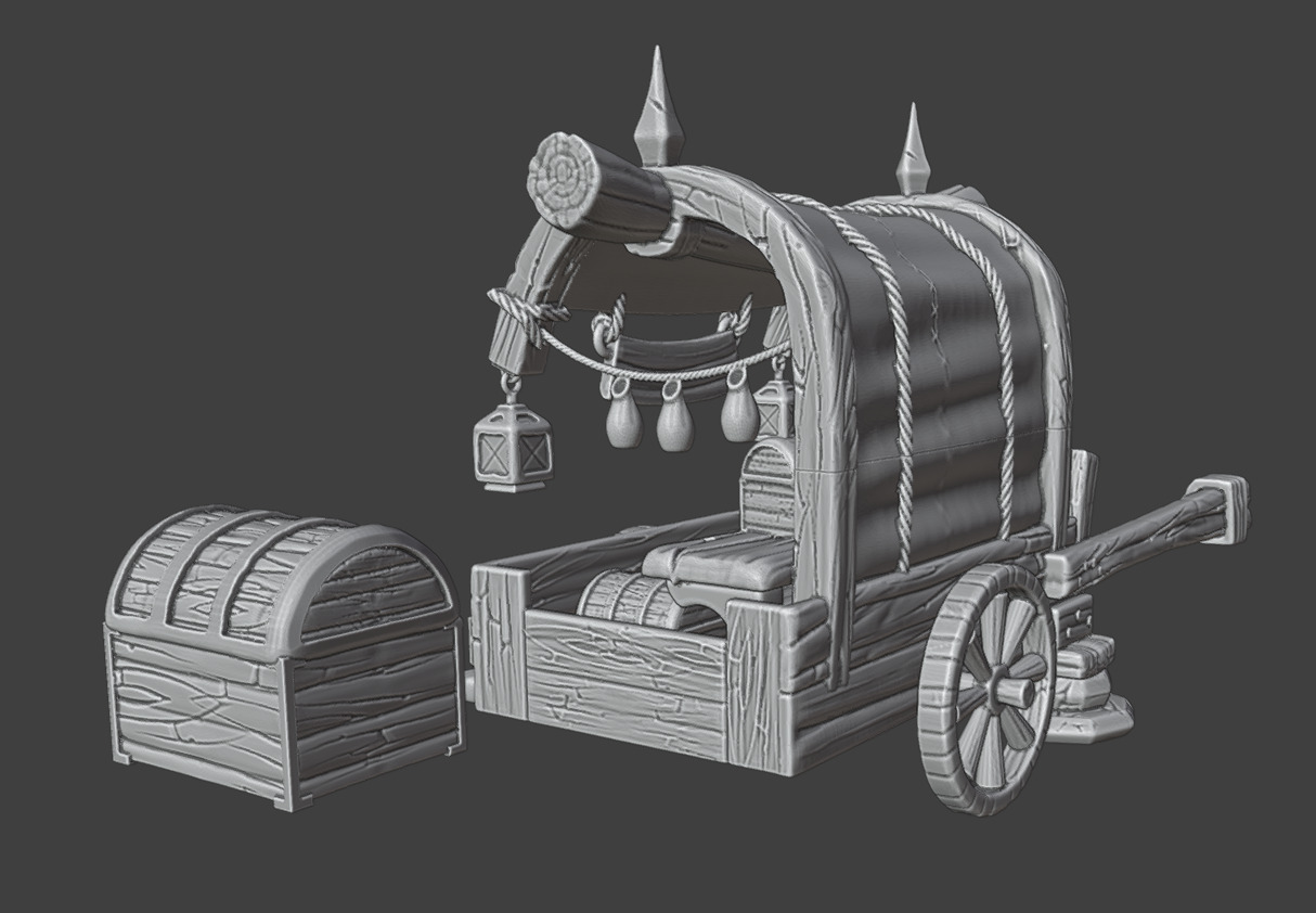 Merchant Carriage 3D print model_5