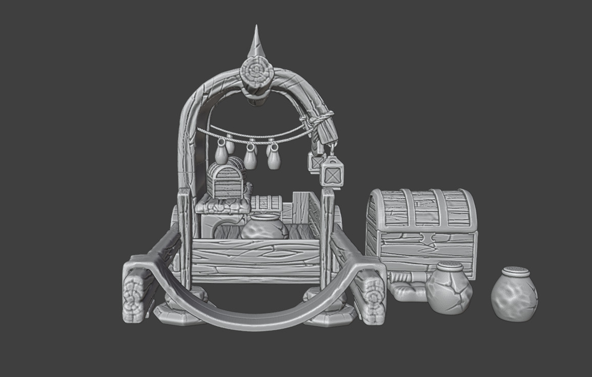 Merchant Carriage 3D print model_12
