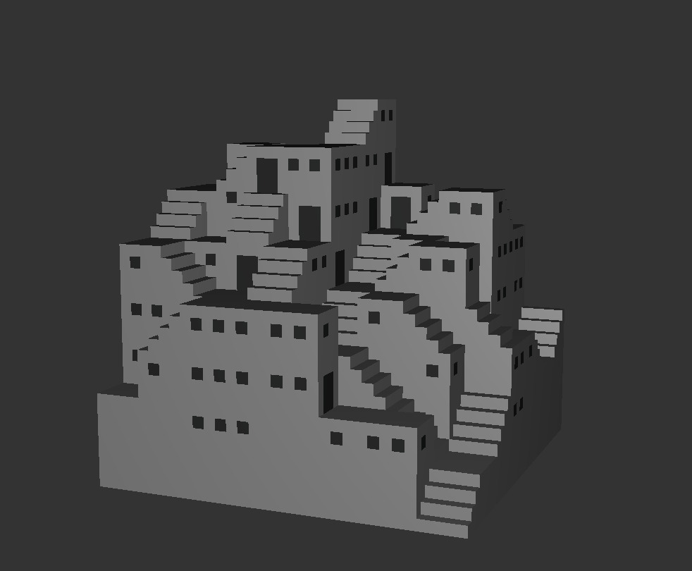 Staircase Maze 3D model_21