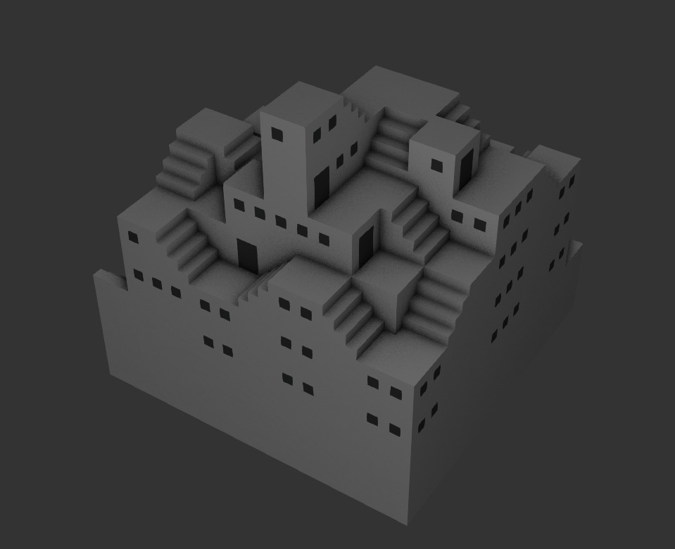 Staircase Maze 3D model_15