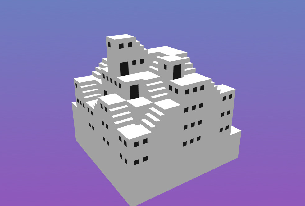 Staircase Maze 3D model_11