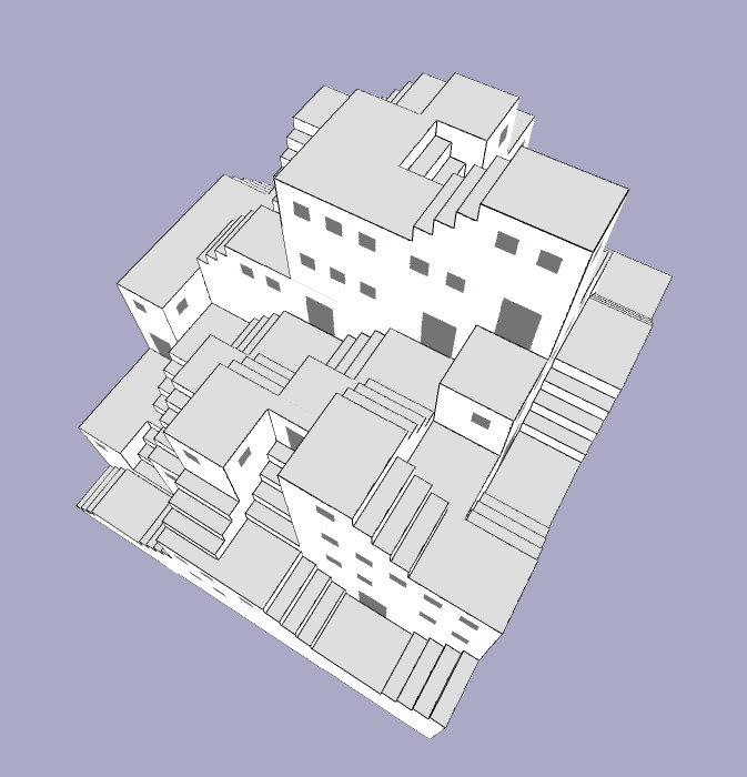 Staircase Maze 3D model_23