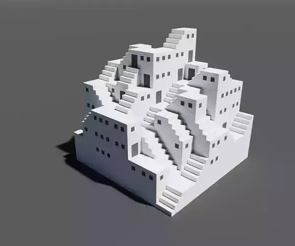 Staircase Maze 3D model