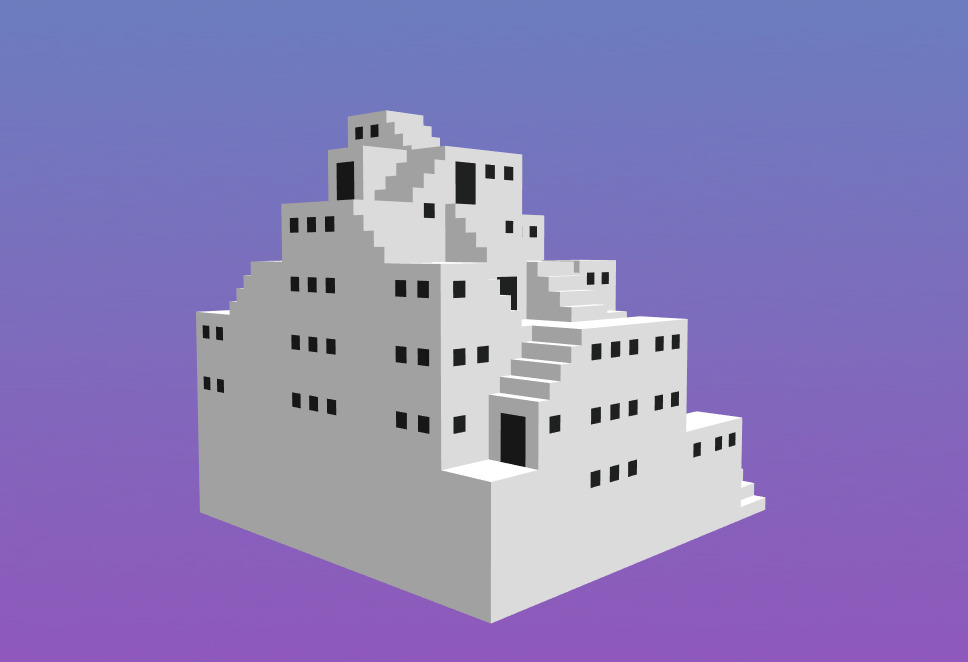 Staircase Maze 3D model_10