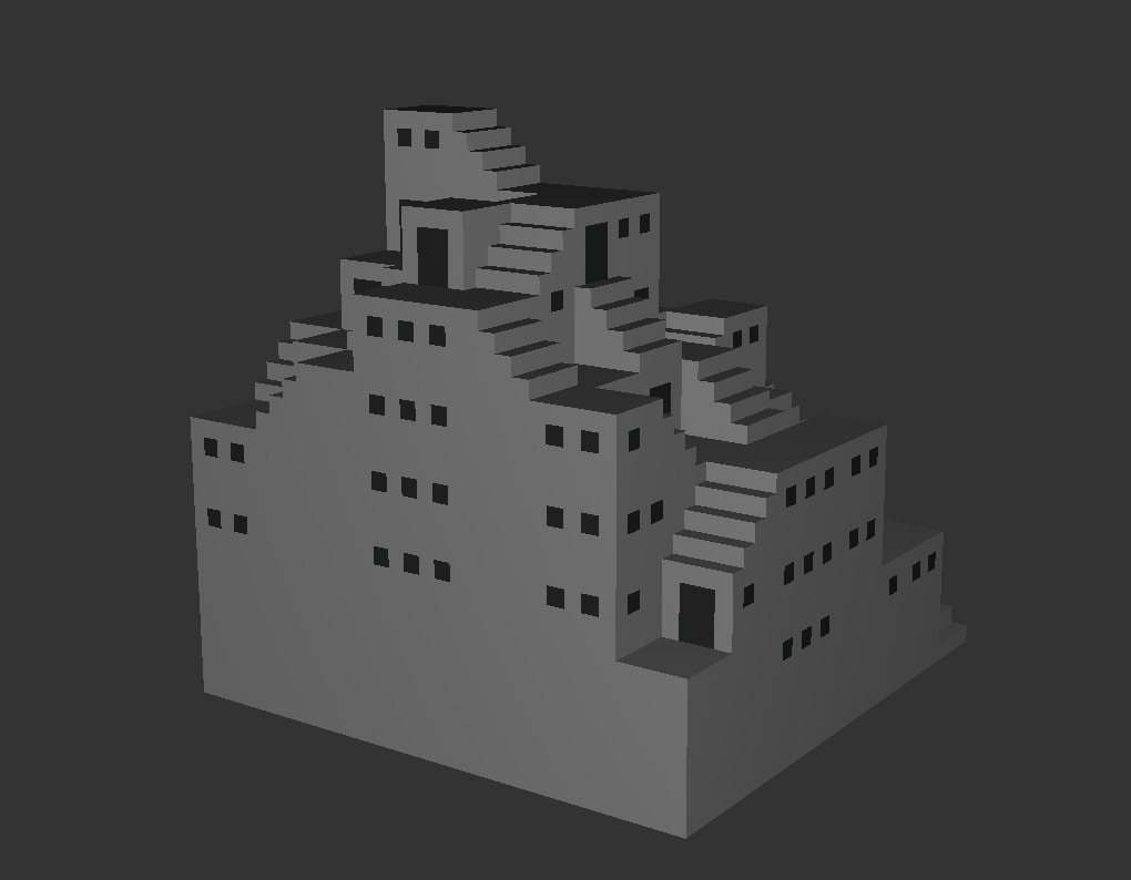 Staircase Maze 3D model_20