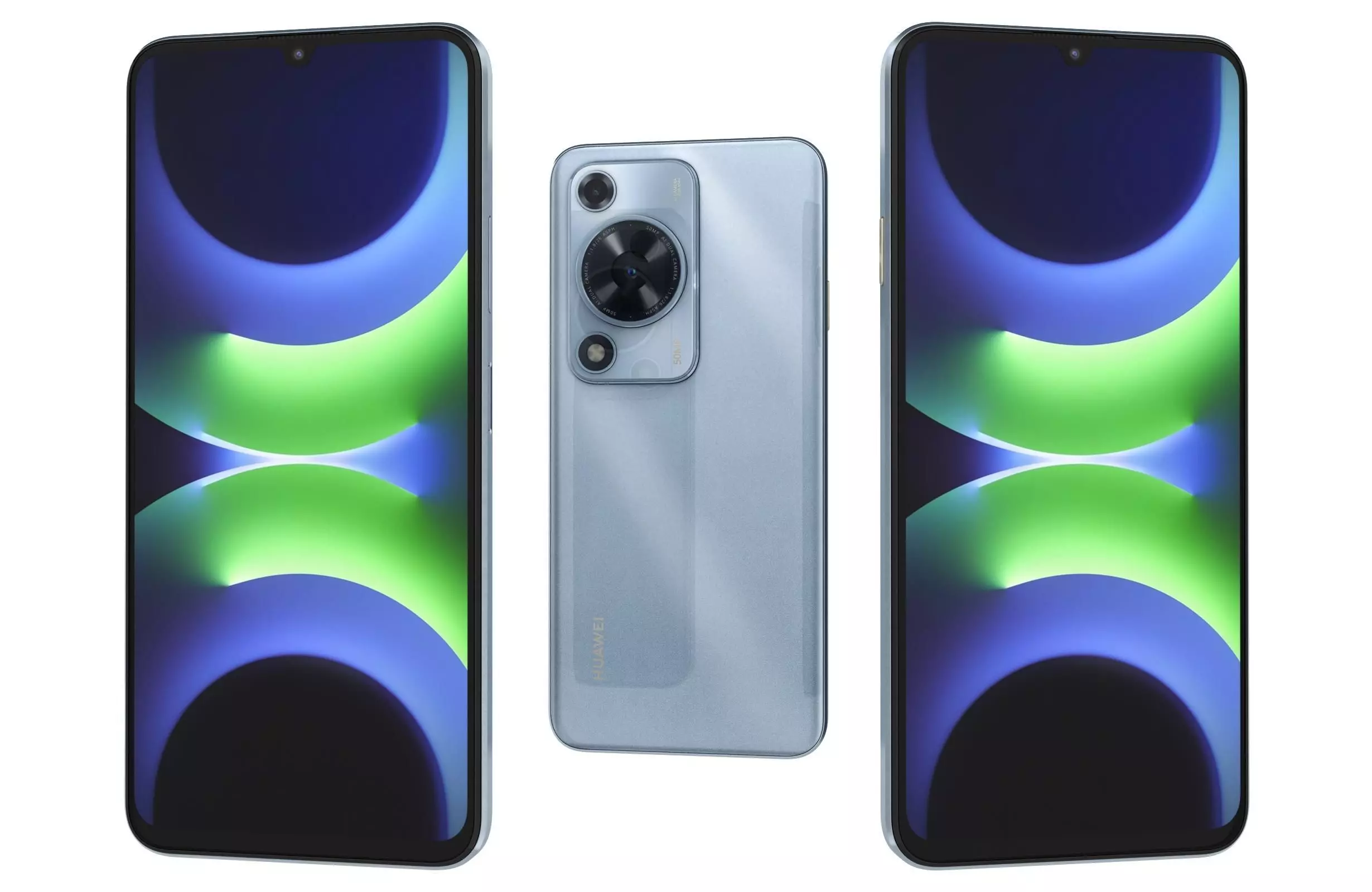 Huawei Enjoy 70S Ice blue 3D model_0