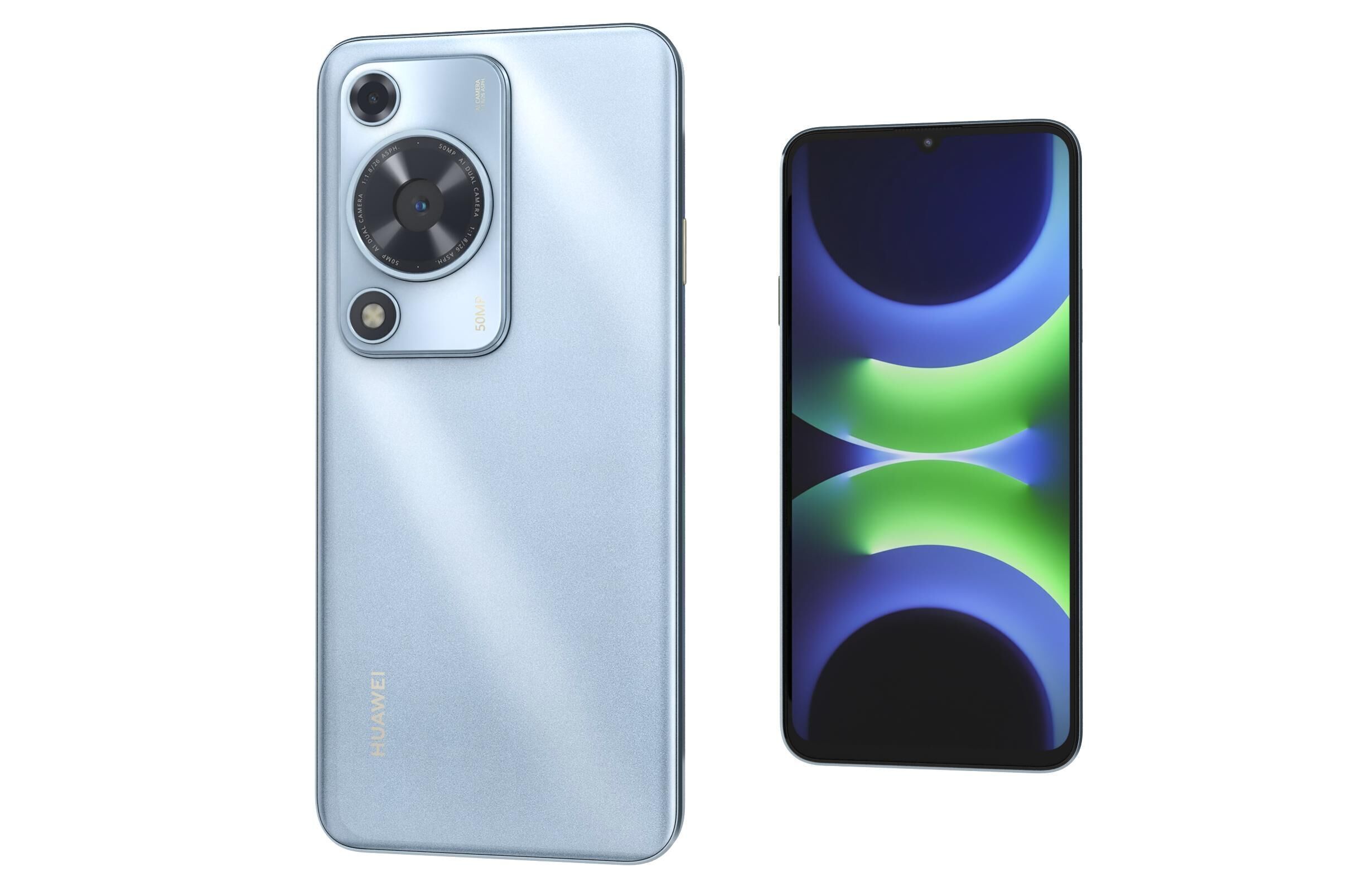 Huawei Enjoy 70S Ice blue 3D model_7