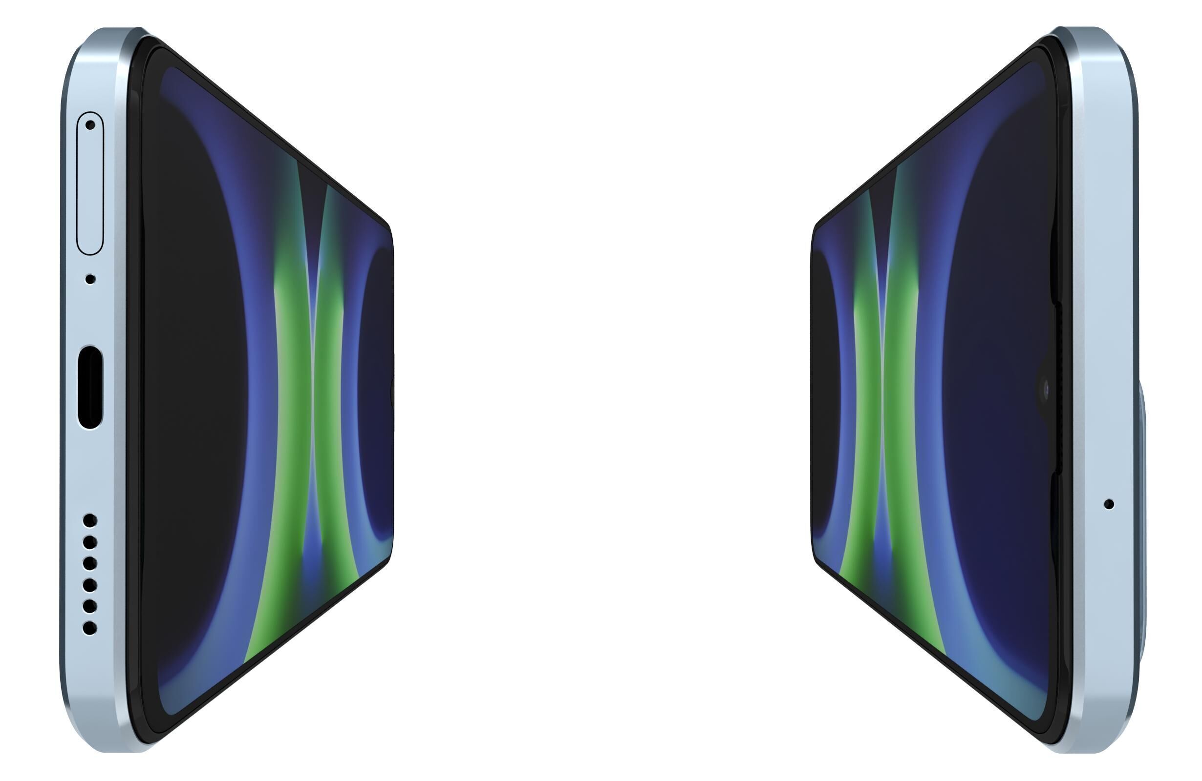 Huawei Enjoy 70S Ice blue 3D model_8