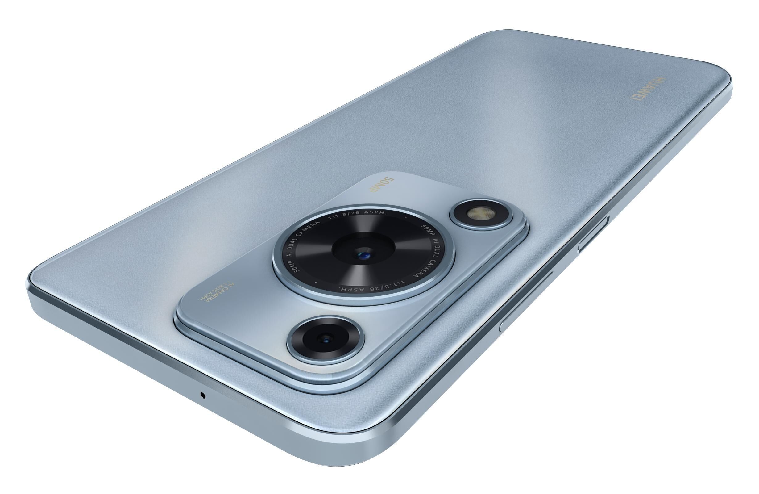 Huawei Enjoy 70S Ice blue 3D model_15