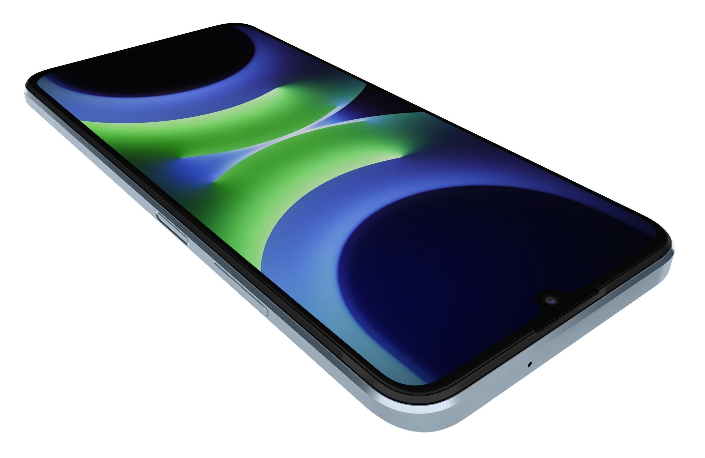 Huawei Enjoy 70S Ice blue 3D model_13