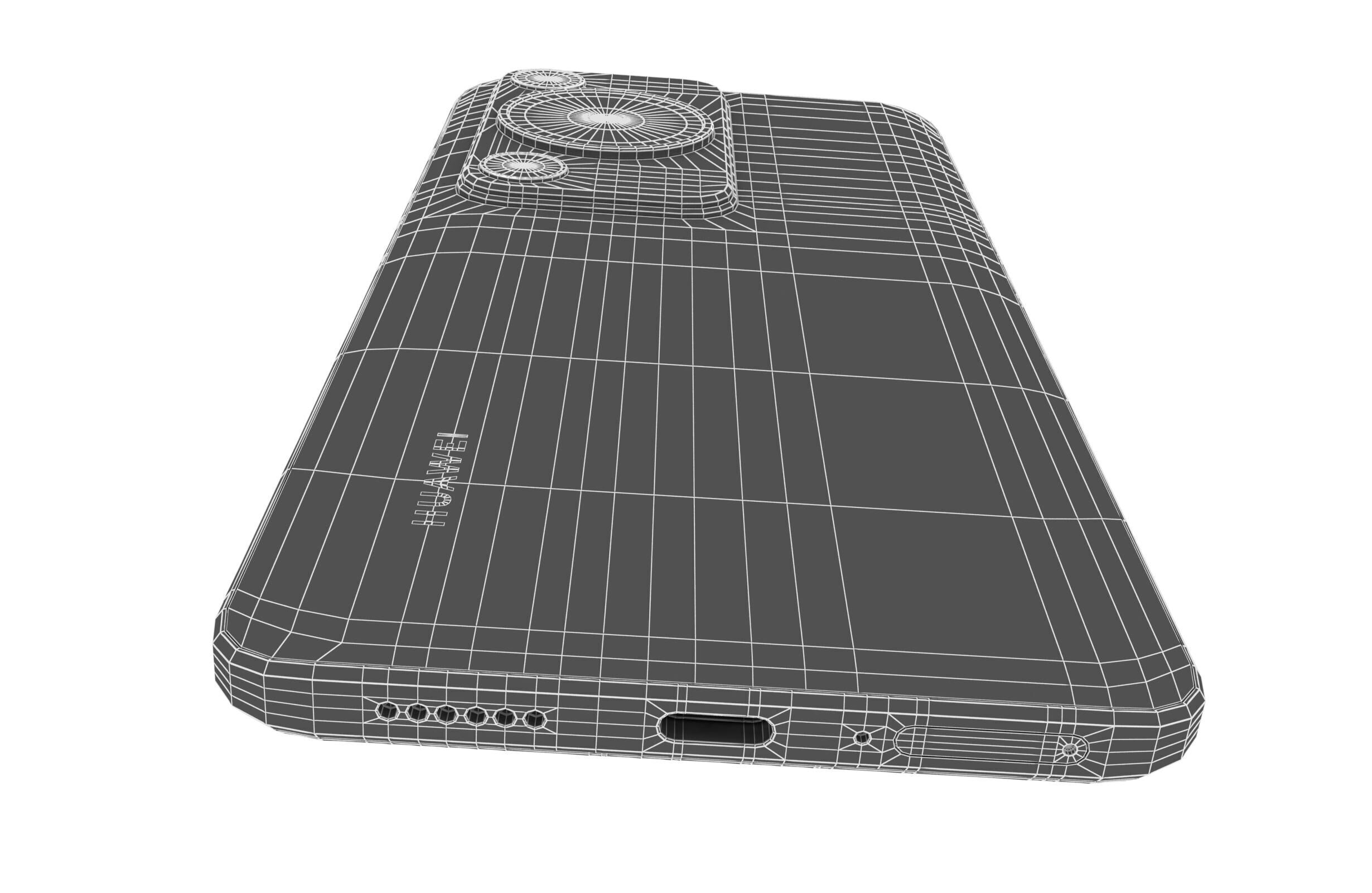 Huawei Enjoy 70S Ice blue 3D model_21