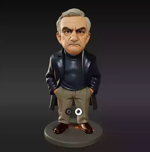 Jose Mourinho Mini Fut Figures Series 3D model