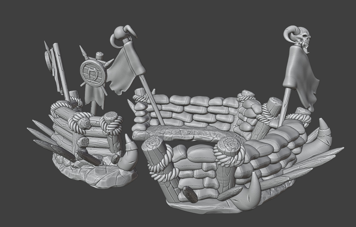 Barricades 3D print model_11