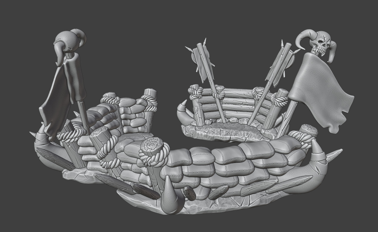 Barricades 3D print model_6