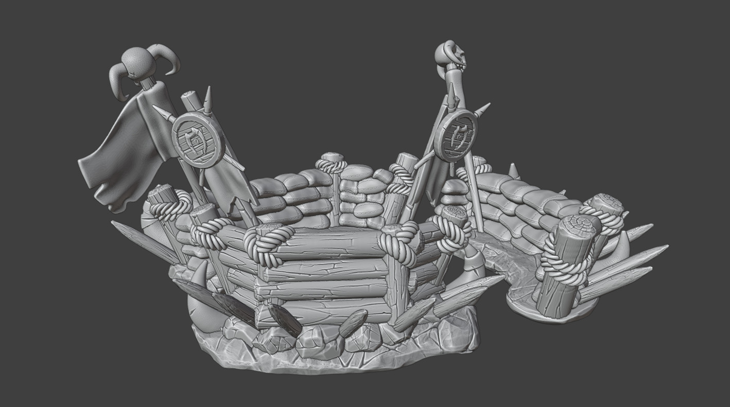 Barricades 3D print model_13