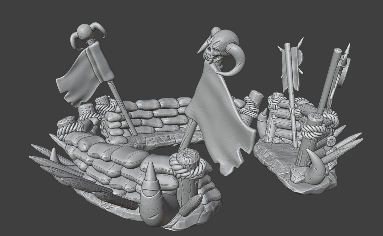 Barricades 3D print model_4