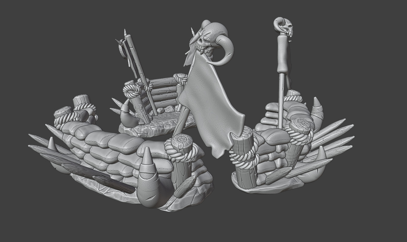 Barricades 3D print model_8