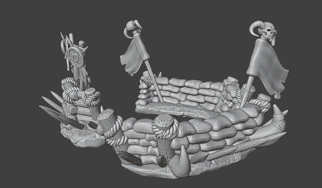 Barricades 3D print model_10