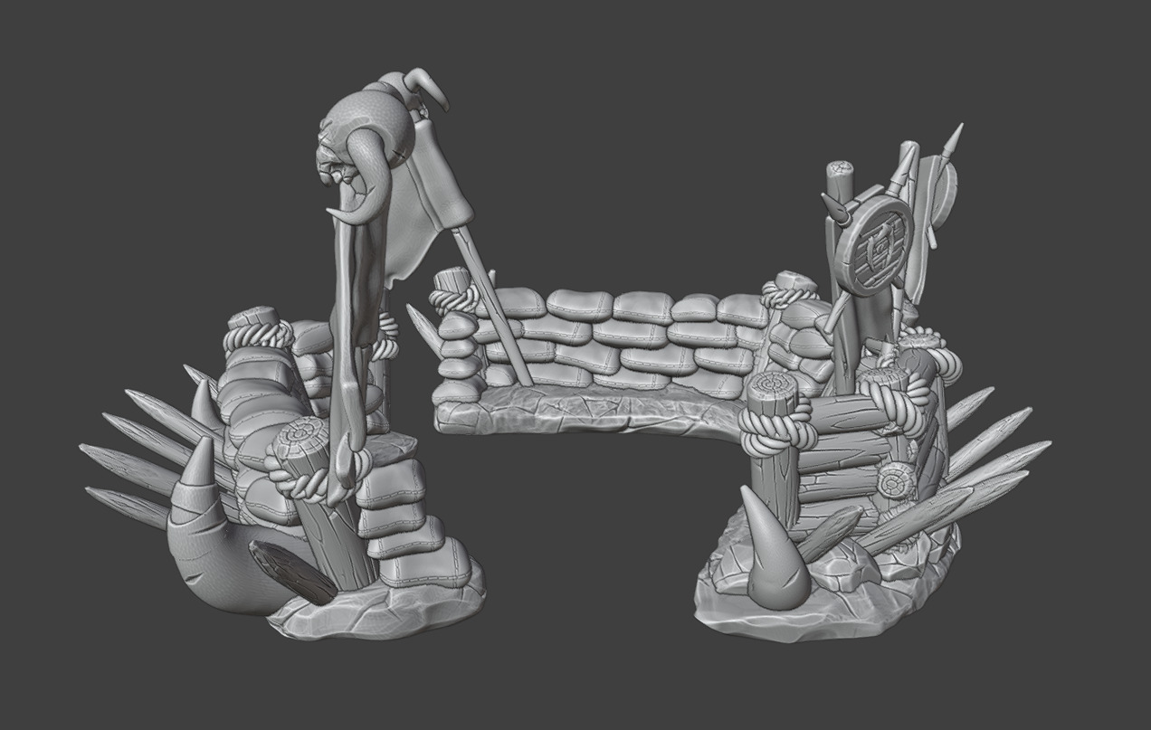 Barricades 3D print model_15