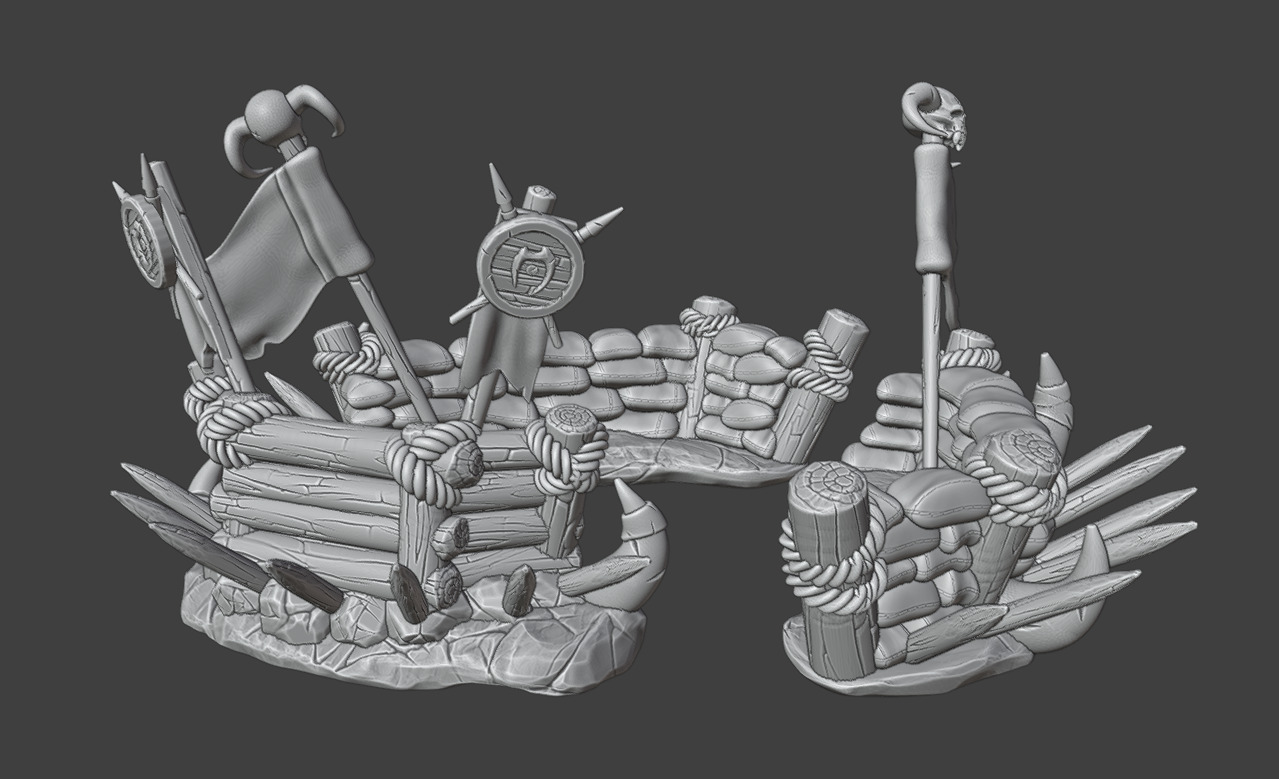Barricades 3D print model_12