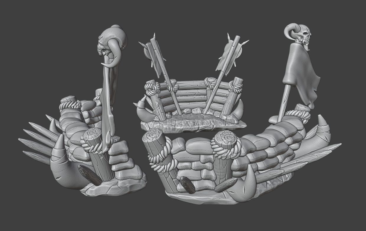 Barricades 3D print model_7
