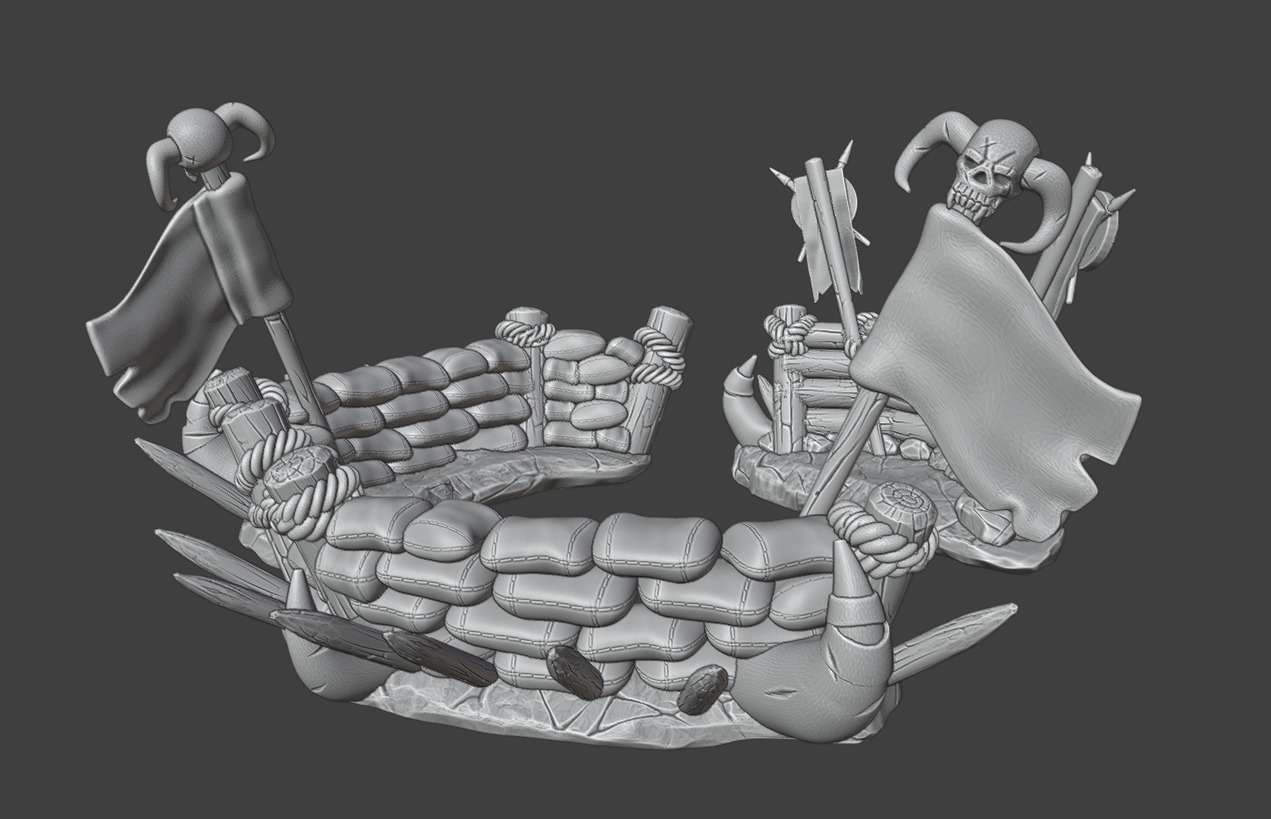 Barricades 3D print model_5