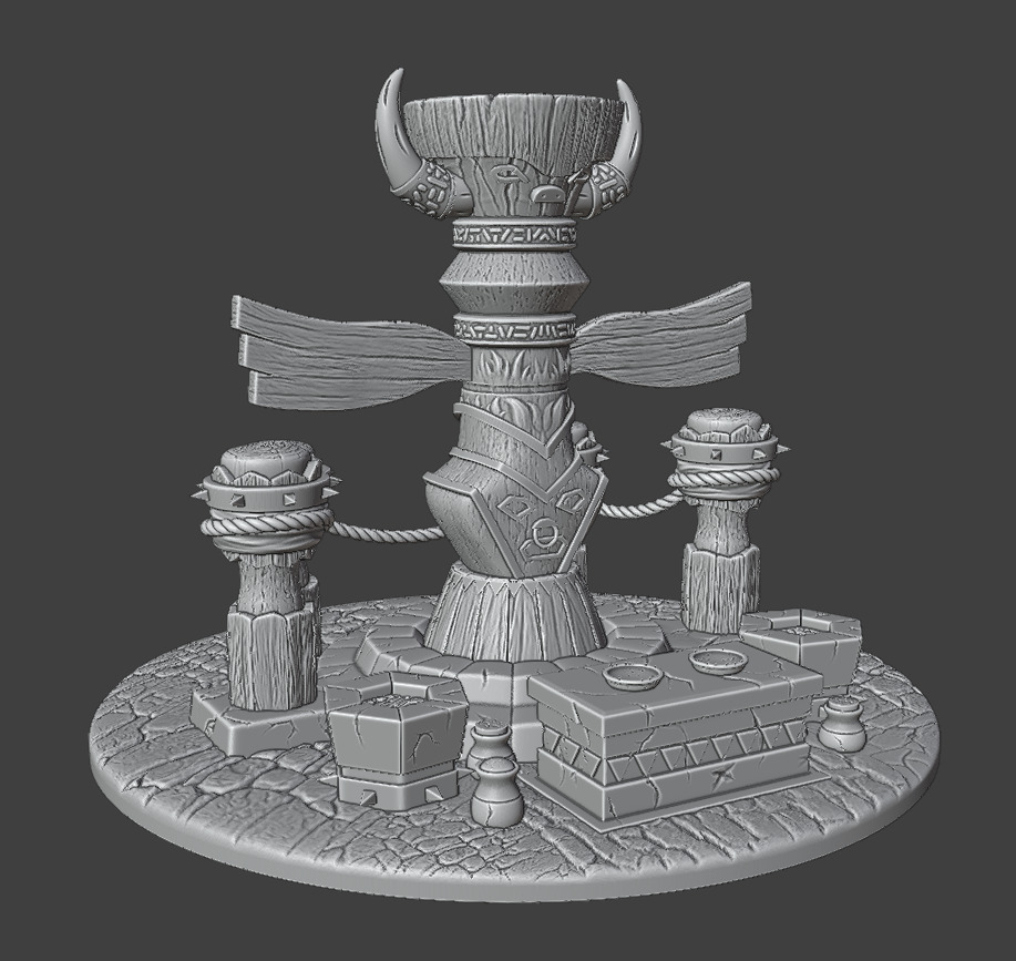 A totem for the worship of ancient gods 3D print model_10