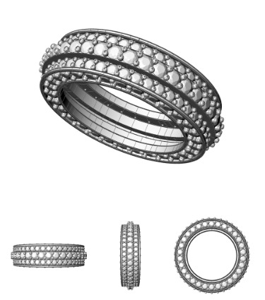 Fortune ring - Aro de la fortuna 3D print model_4