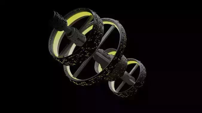 Procedural space station