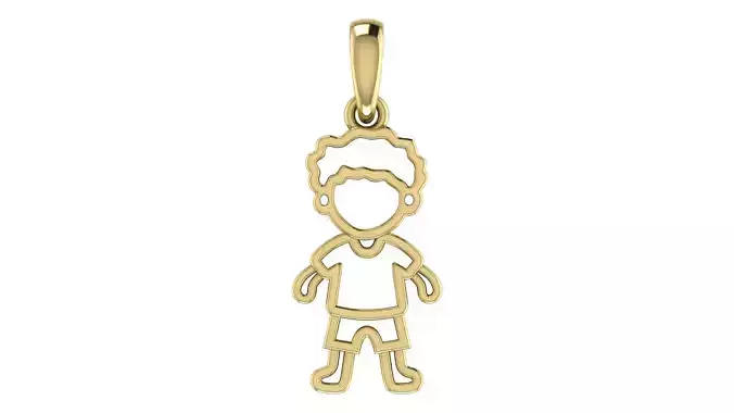 Boy Pendant 01