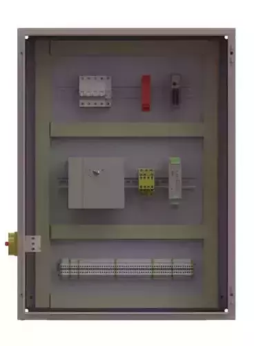 Painel Eletrico Industrial   Low-poly 3D model