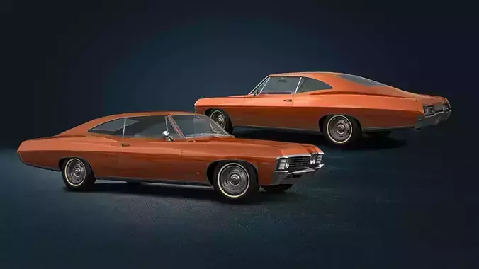 CHEVROLET IMPALA 1967 3D MODEL