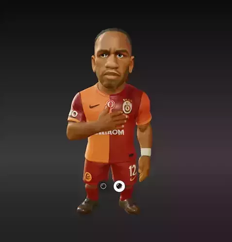 Didier Drogba Mini Fut Series 3D model