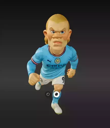 Erling Haaland Fut Figures Series 3D model