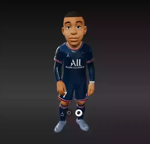 Kylian Mbappe Mini Fut Series 3D model