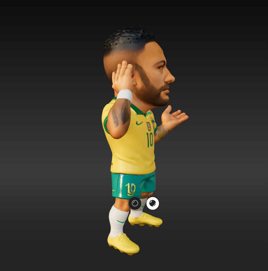 Neymar JR Mini Fut Series 3D print model_1