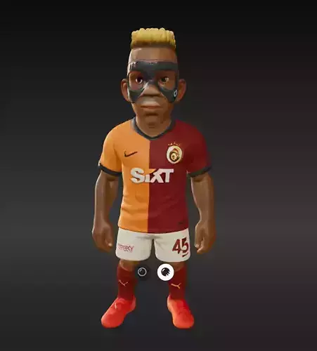 Victor Osimhen Mini Fut Series 3D model