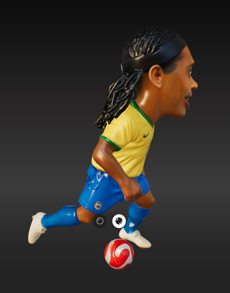 Ronaldinho Mini Fut Series 3D model_1