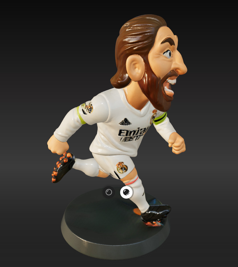 Sergio Ramos Mini Fut Series 3D model_1