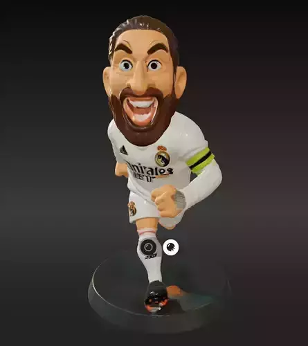 Sergio Ramos Mini Fut Series 3D model Sergio Ramos Mini Fut Series 3D model