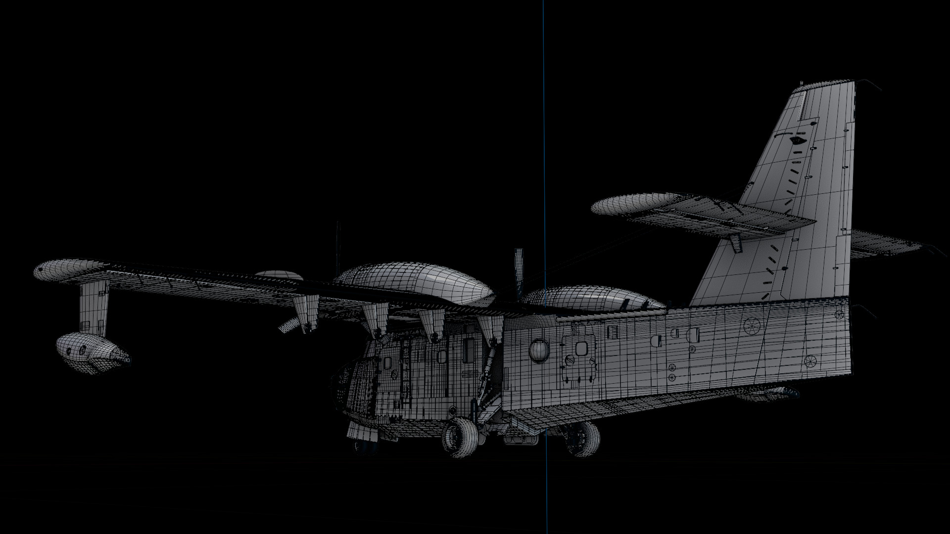 Canadair CL-215 1969 3D model | CGTrader