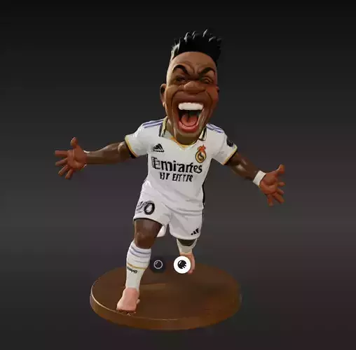 Vinicius Junior Mini Fut Series 3D model Vinicius Junior Mini Fut Series 3D model