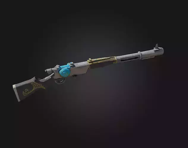 Steampunk Rifle  Vintage Power with Industrial Flair